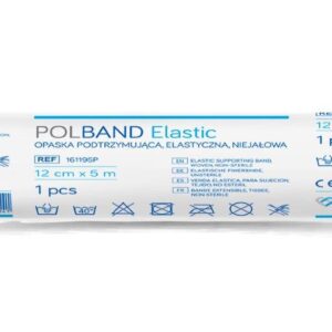 Opaska elastyczna 5 m*12cm 1szt POLband Elastic